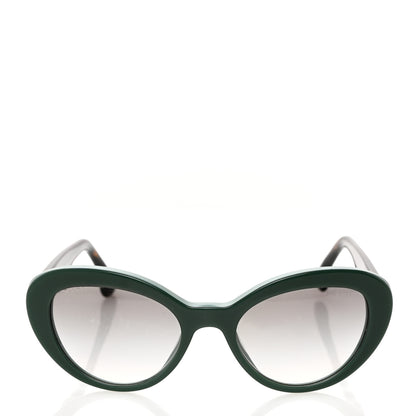 Prada Acetate Sunglasses SPR 15Q Green 2 of 8