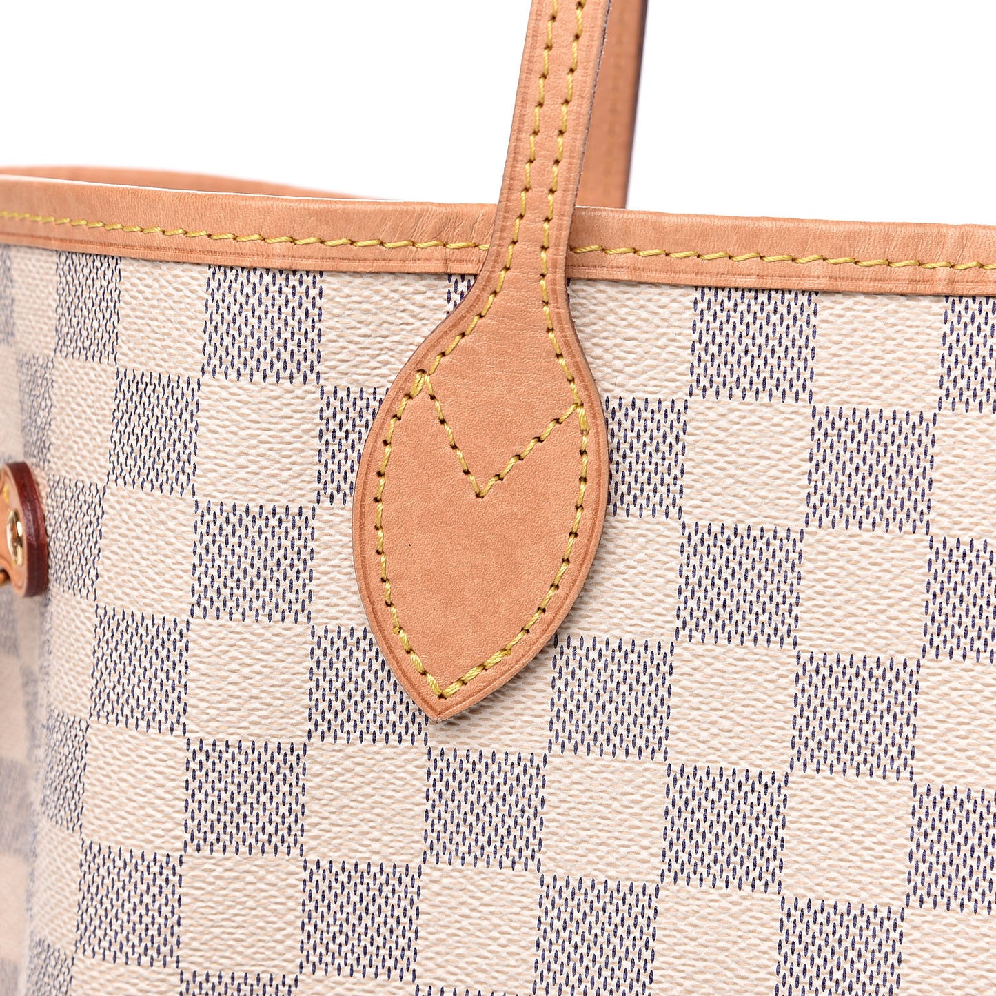 Damier Azur Neo Neverfull MM Rose Ballerine