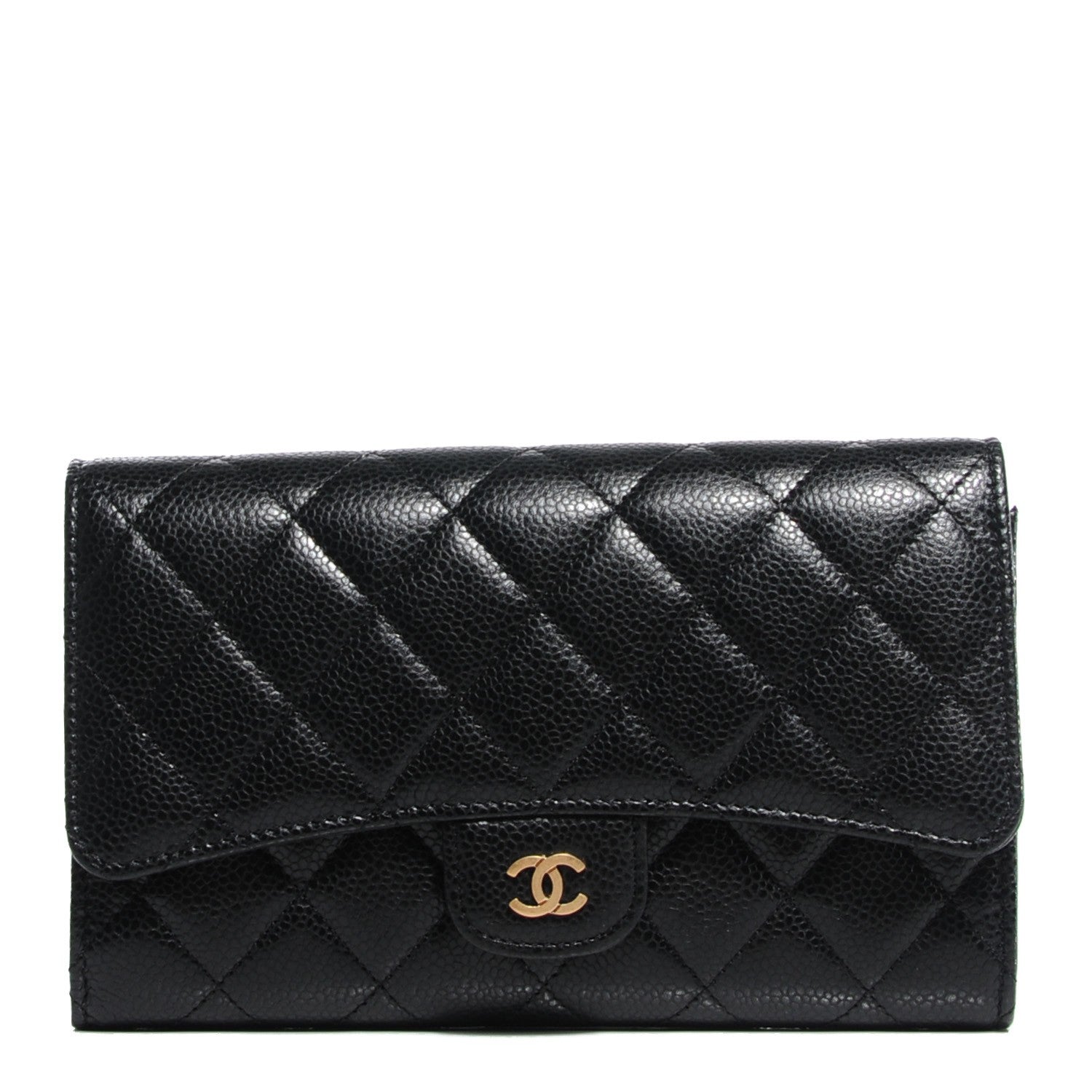 Chanel Caviar Quilted Wallet on Removable Chain Black 1 of 9