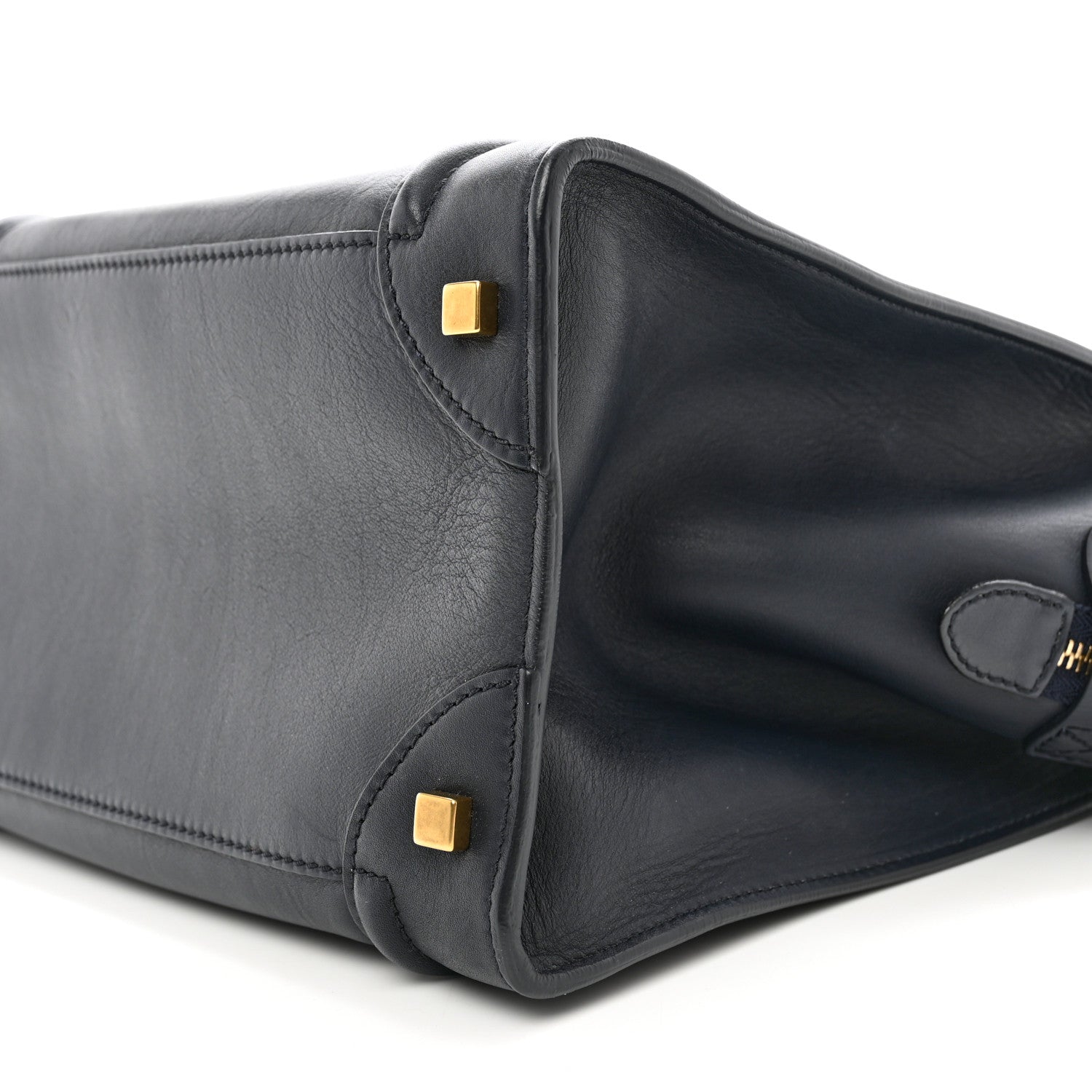 Celine Smooth Calfskin Mini Luggage Navy Blue 8 of 8