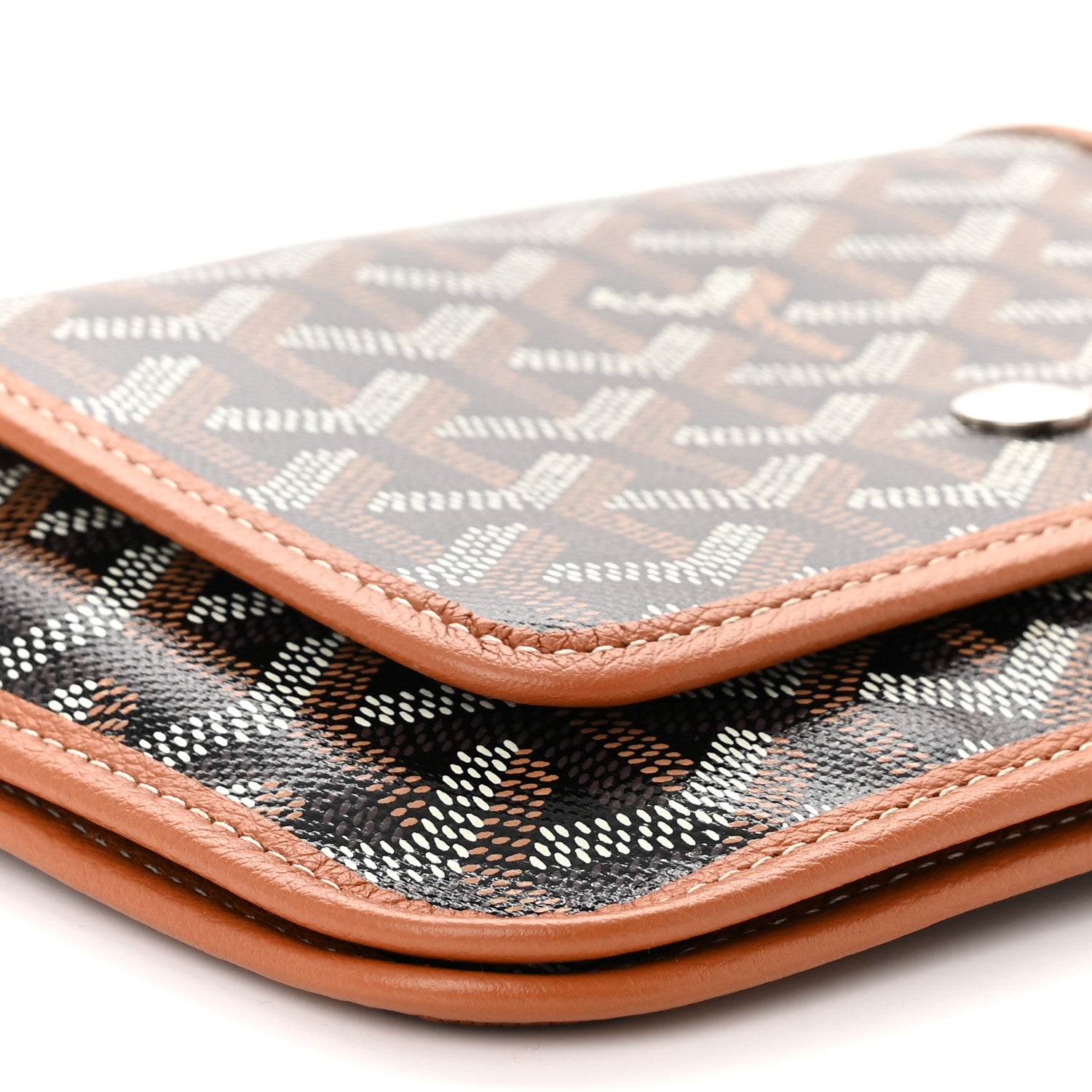 Goyard Goyardine Plumet Wallet Clutch Black Gold 9 of 10