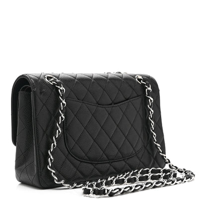 Chanel Caviar Quilted Medium Double Flap Black 3 of 10