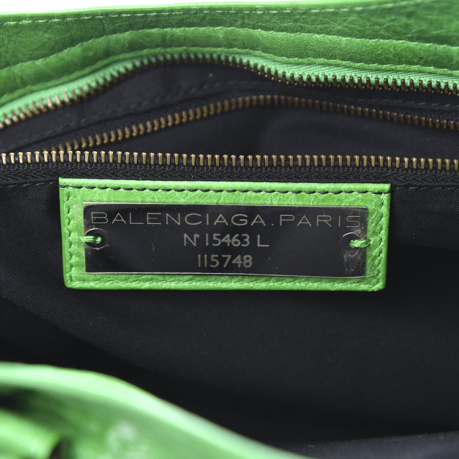 Balenciaga Agneau Classic Hardware City Vert Poker 6 of 11