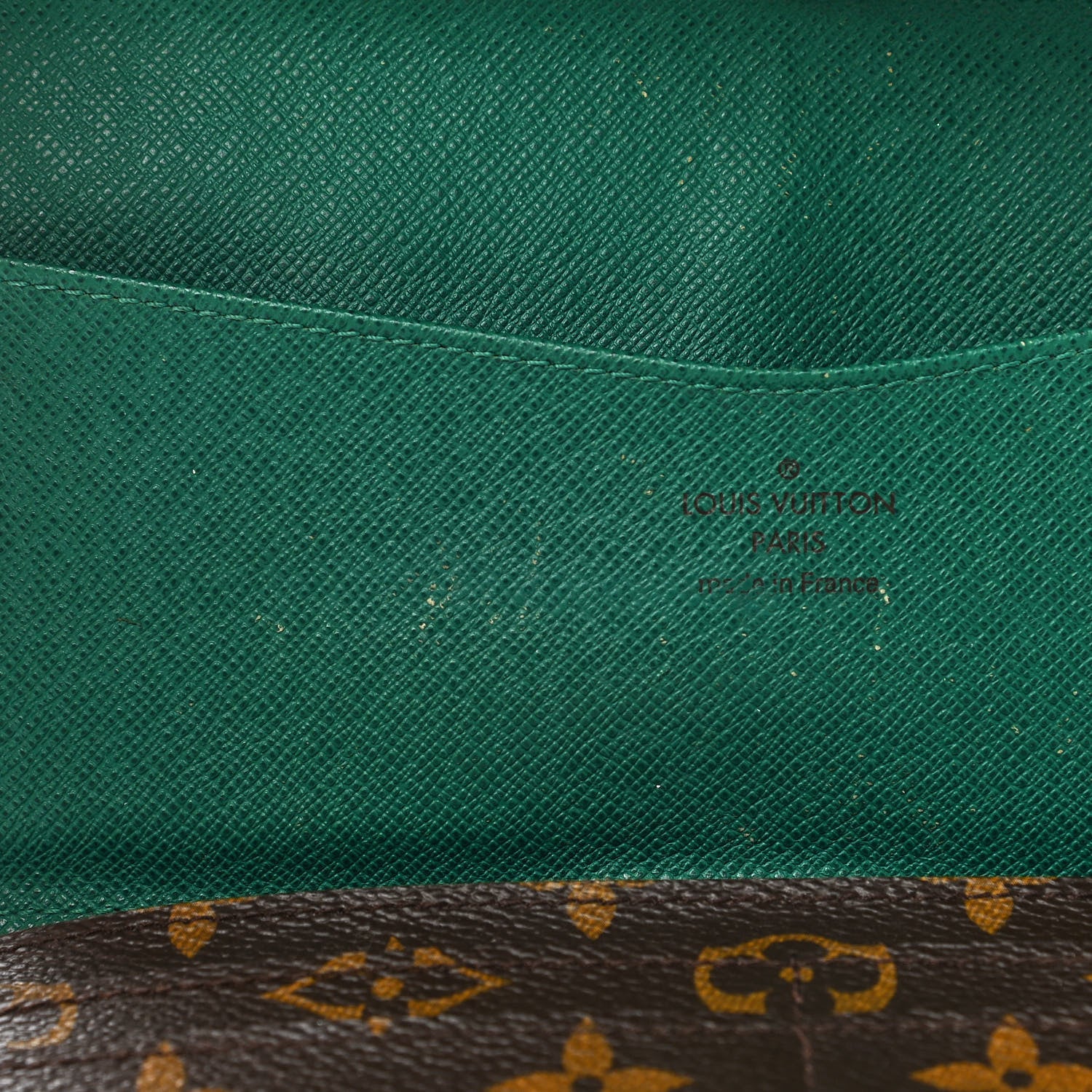 Louis Vuitton Monogram Josephine Wallet Vert 9 of 11