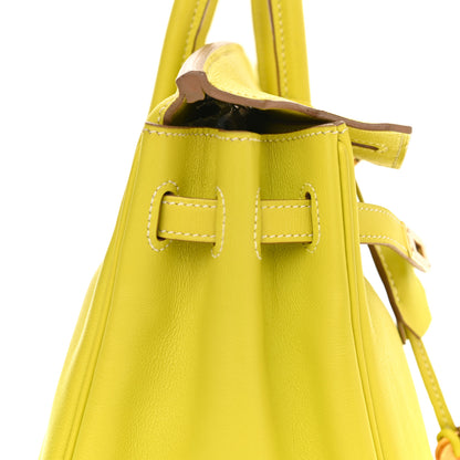 Hermes Swift Birkin 25 Lime 16 of 40