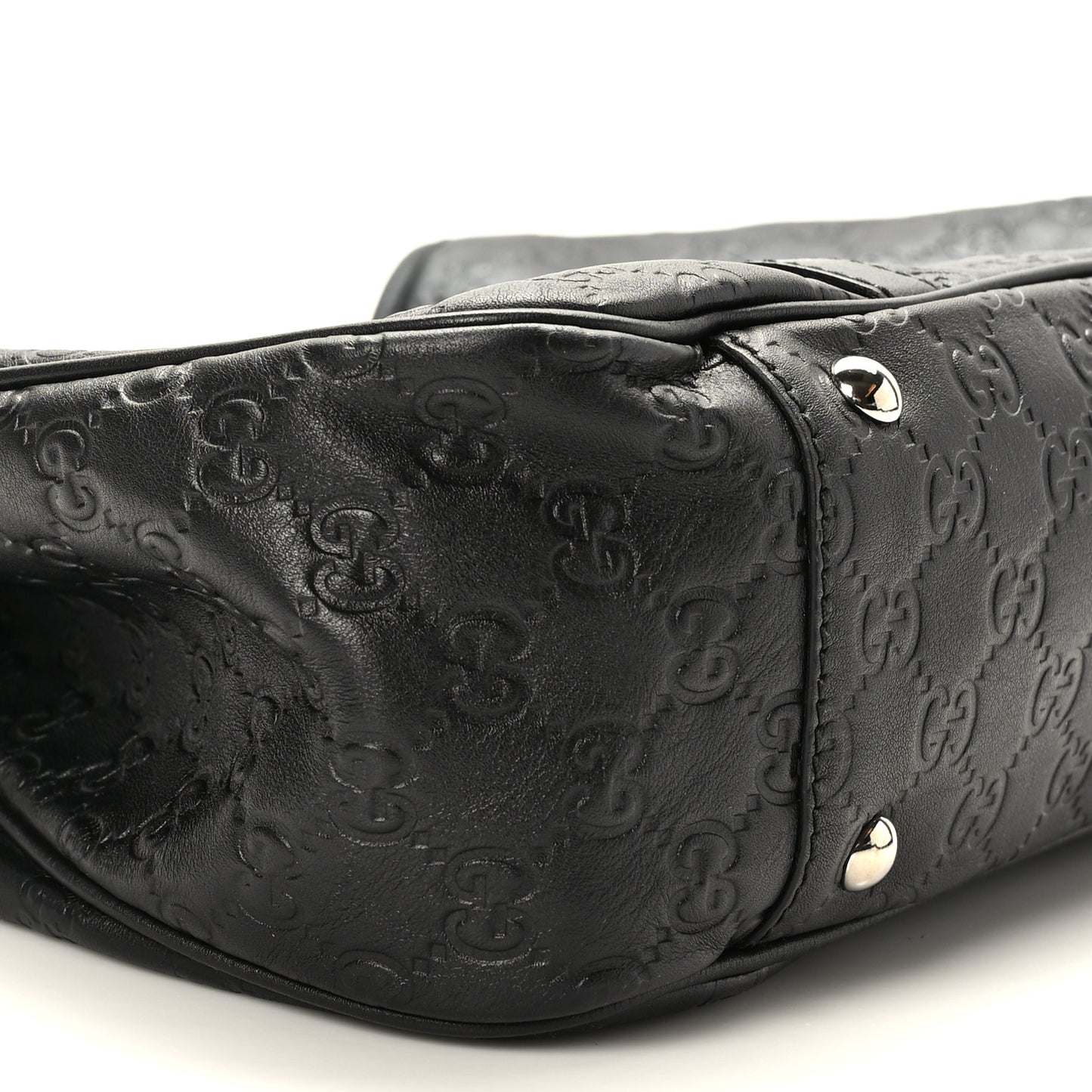 Guccissima Medium GG Twins Tote Black