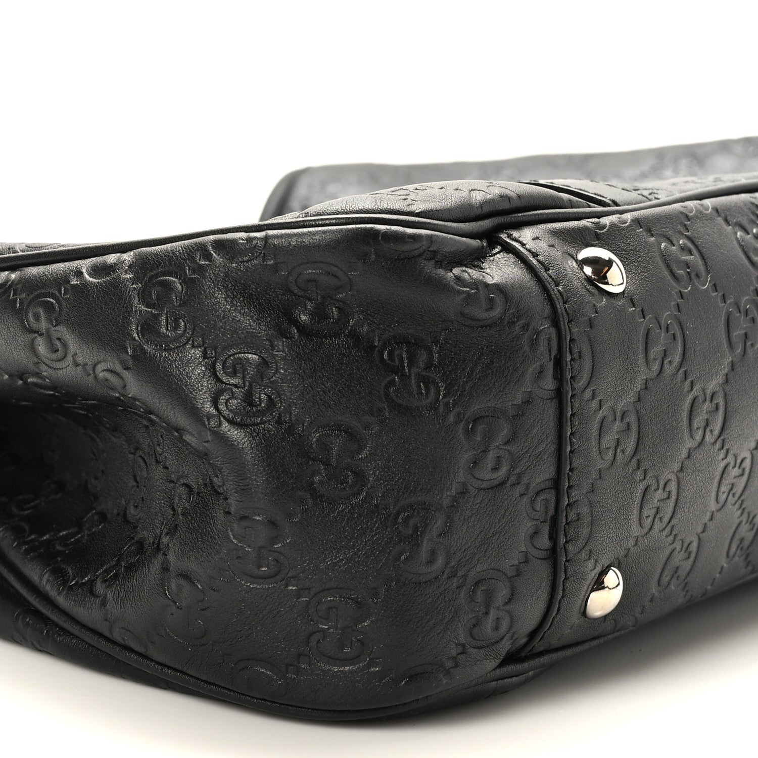 Gucci Guccissima Medium GG Twins Tote Black 9 of 10