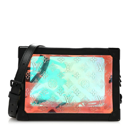 Louis Vuitton Calfskin PVC Monogram Solar Ray Soft Trunk Iridescent Prism Black 1 of 10