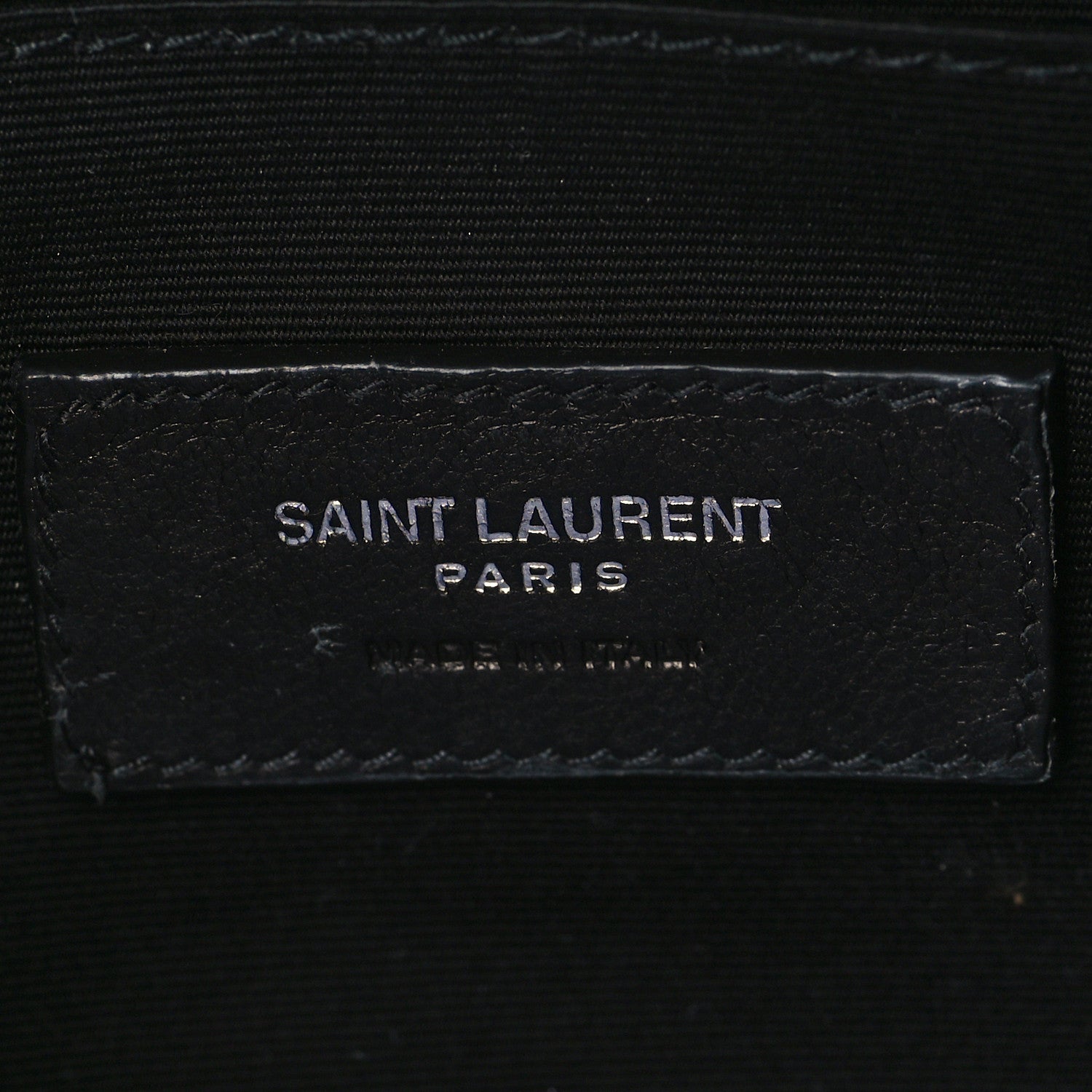 Saint Laurent Calfskin Monogram Belt Bag Black 6 of 7