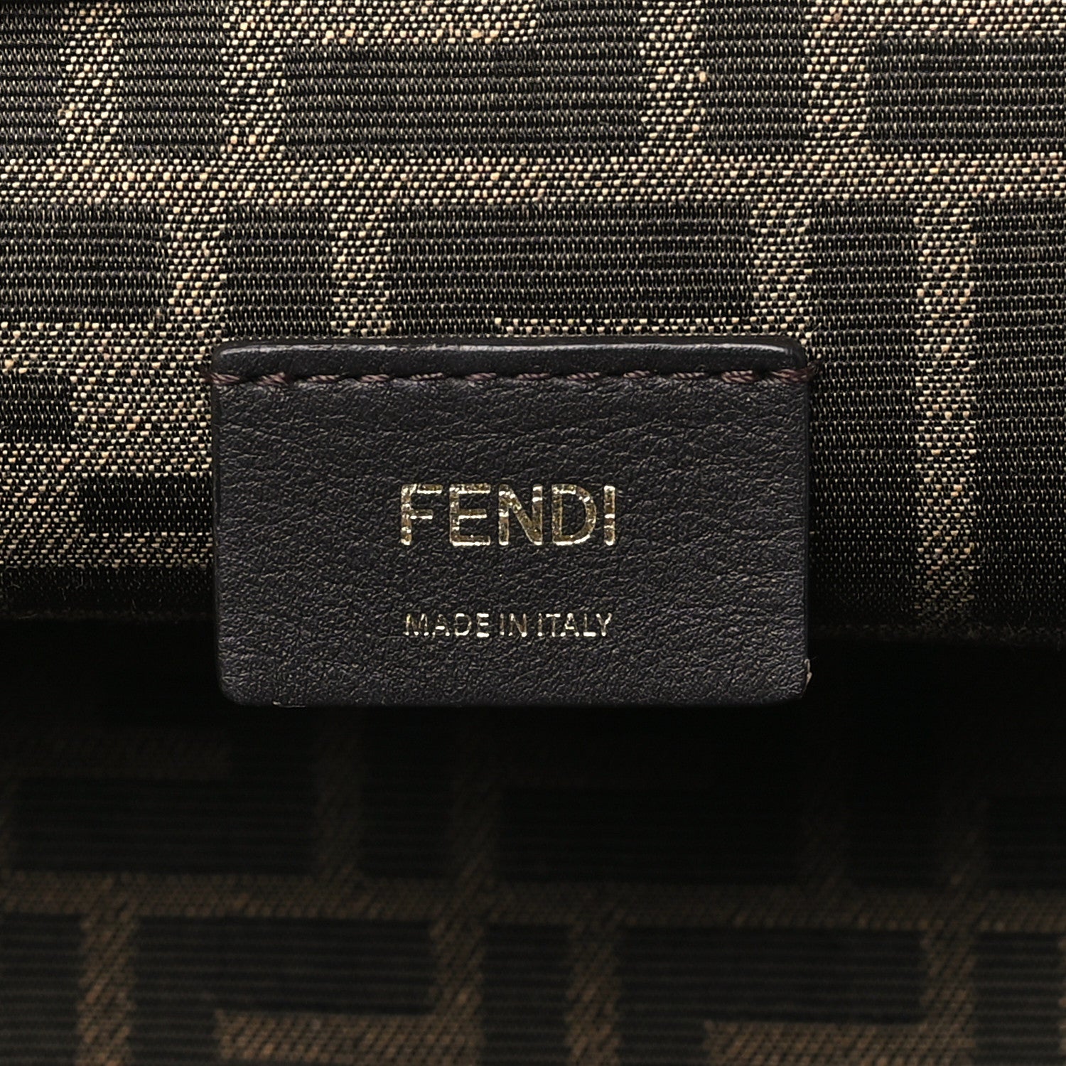 Fendi Shiny Nappa Small Fendi First Caramello 6 of 10