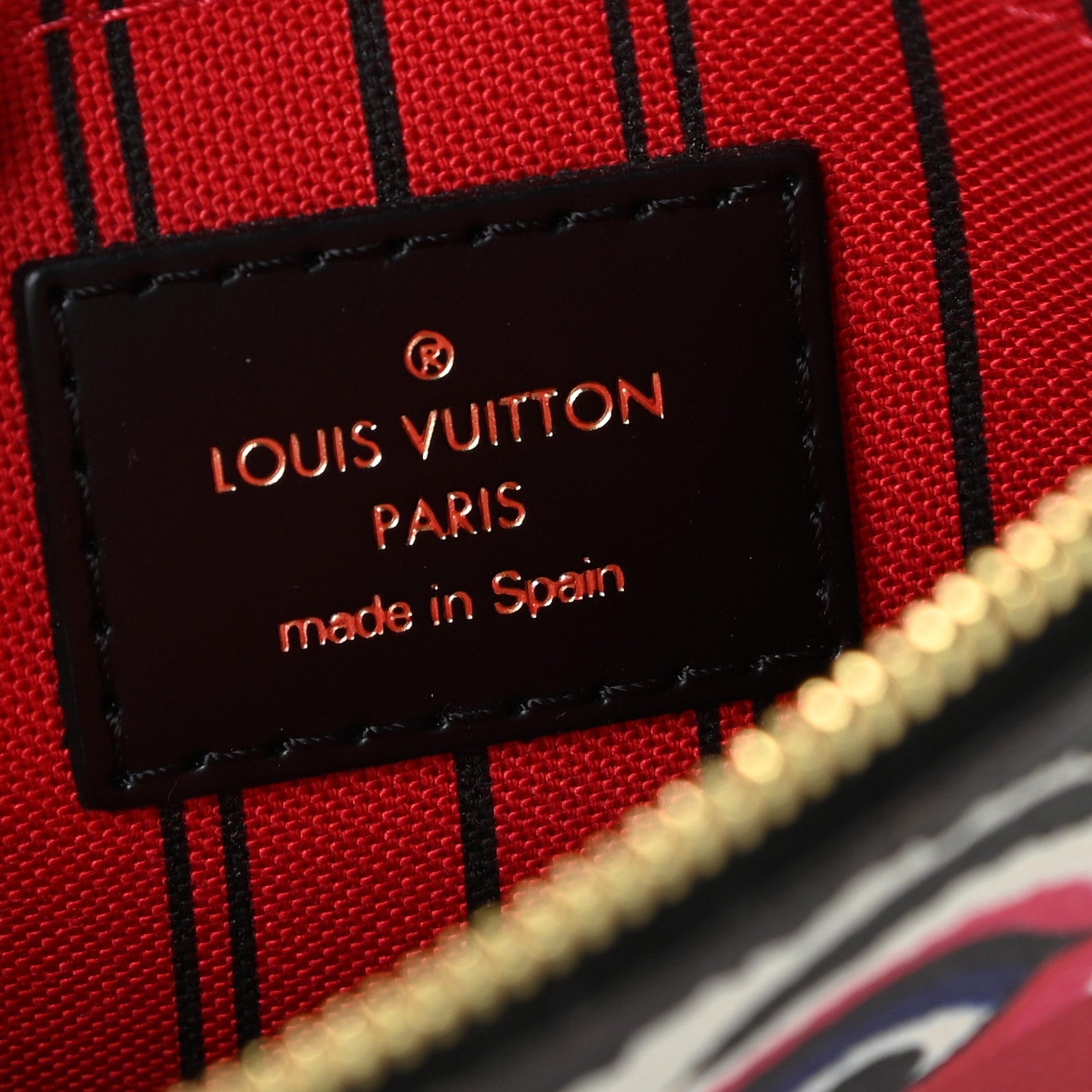 Louis Vuitton Reverse Monogram Kabuki MM GM Pochette 5 of 9