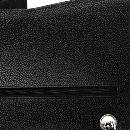 Chanel Caviar Quilted Jumbo Double Flap Black 12 of 13