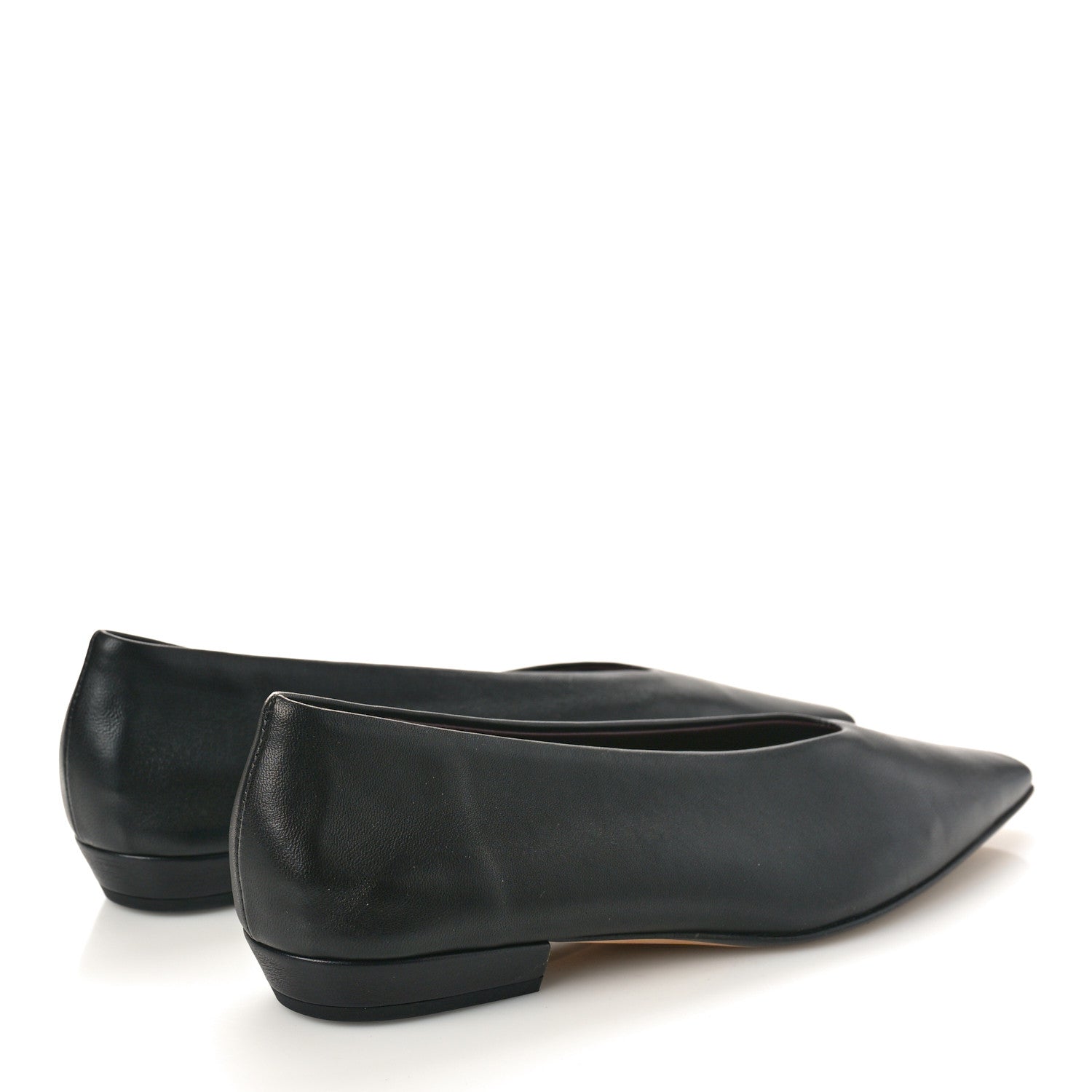Bottega Veneta Nappa Almond Flats 35 Black 3 of 8