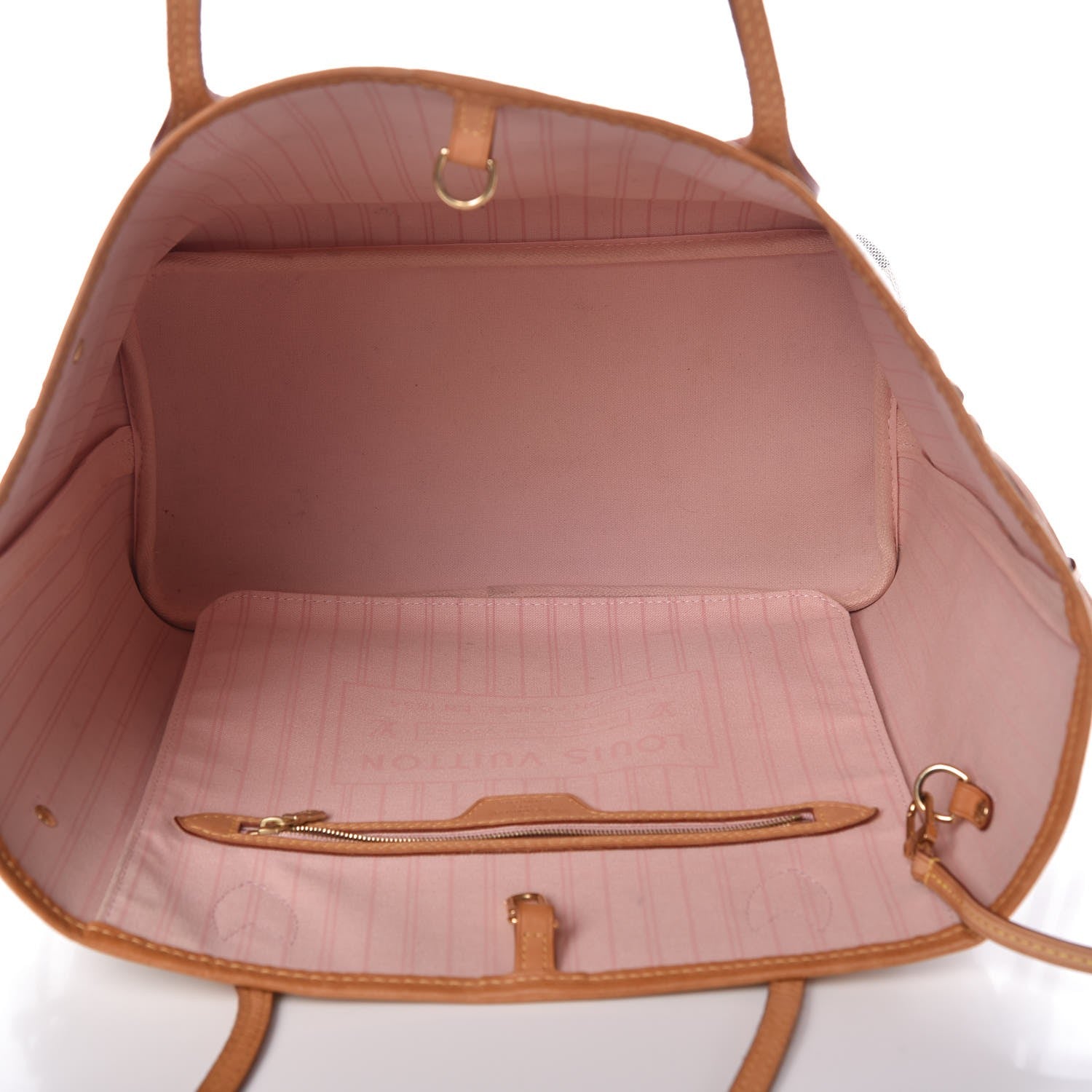 Louis Vuitton Damier Azur Neo Neverfull MM Rose Ballerine 6 of 15