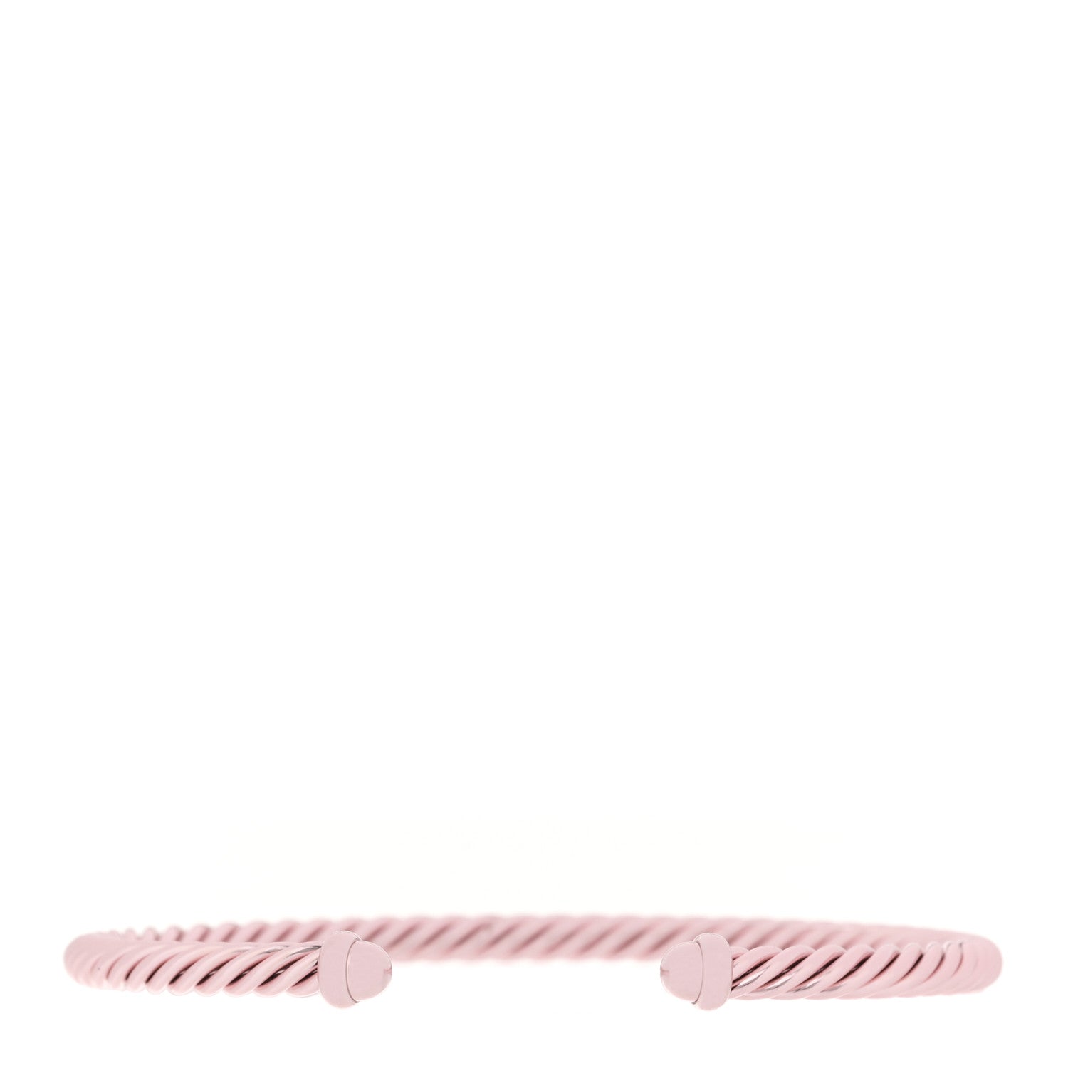 David Yurman Aluminum 4mm Classic Cable Bracelet Pink 1 of 4