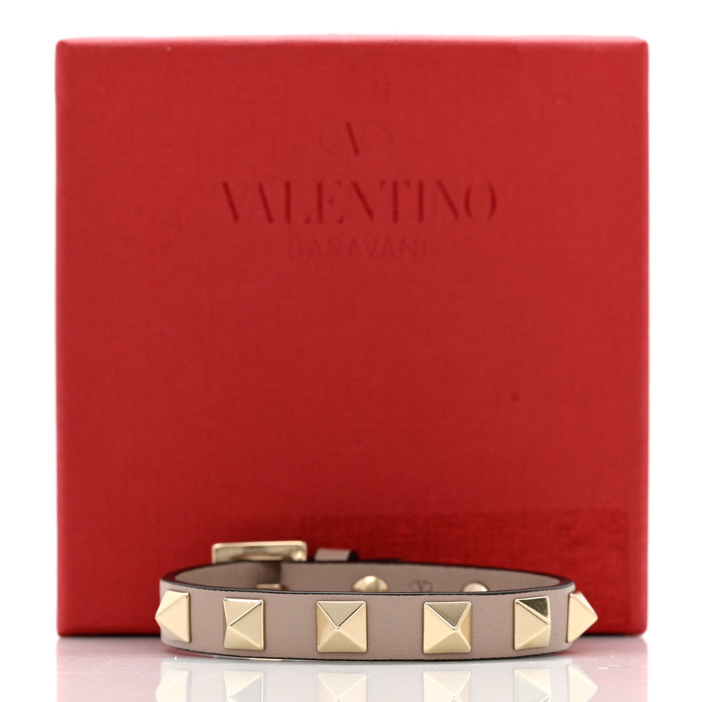 Vitello Rockstud Bracelet Poudre