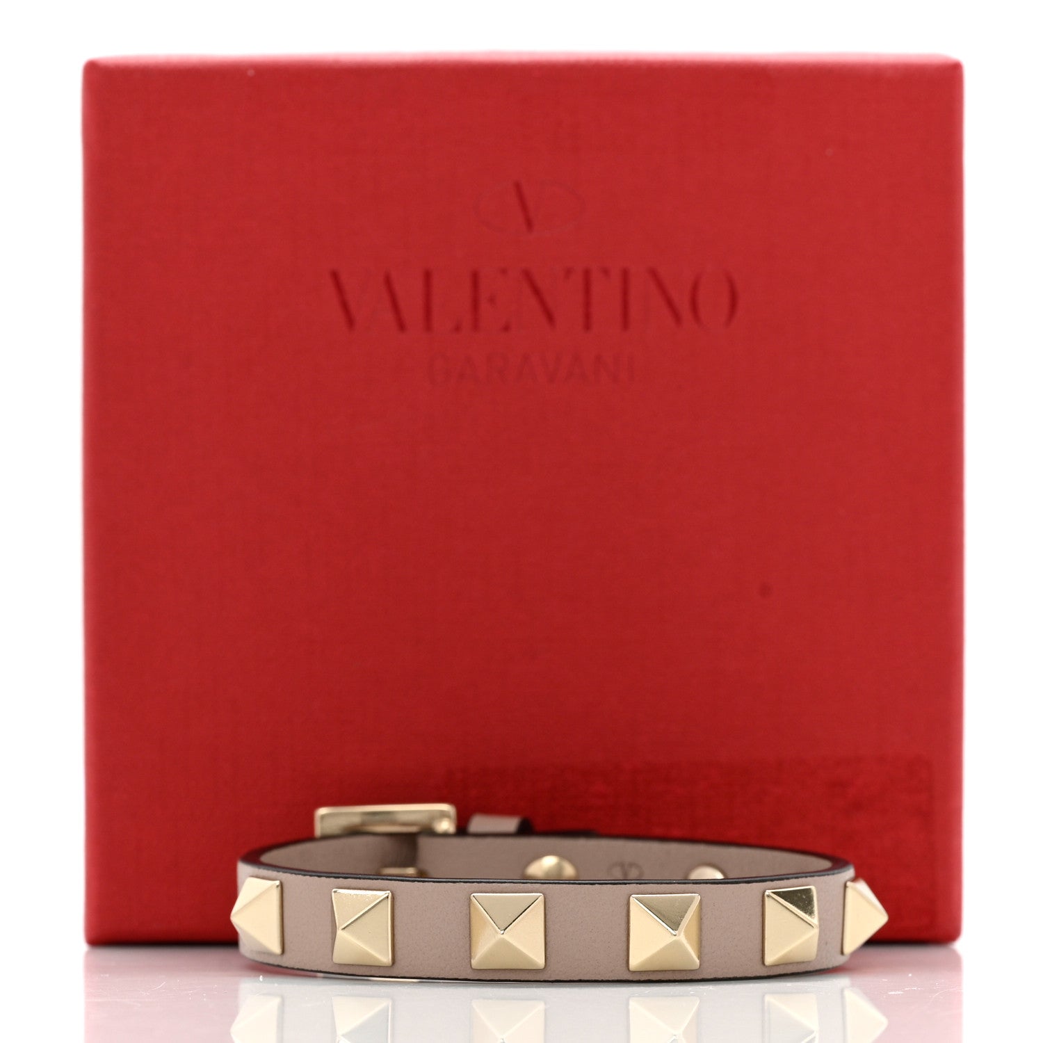 Valentino Garavani Vitello Rockstud Bracelet Poudre 5 of 5