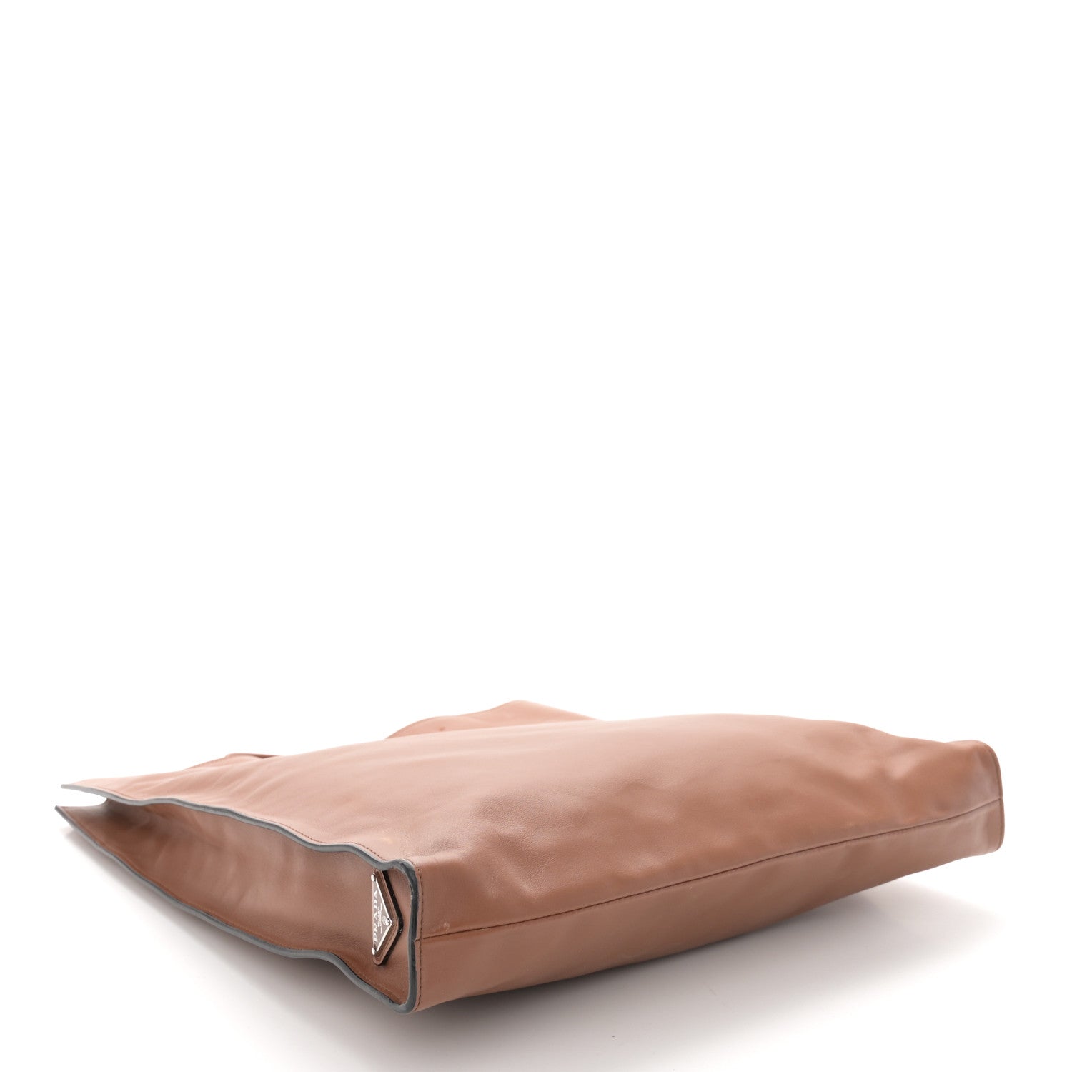 Prada Soft Calfskin Tote Cognac 4 of 11
