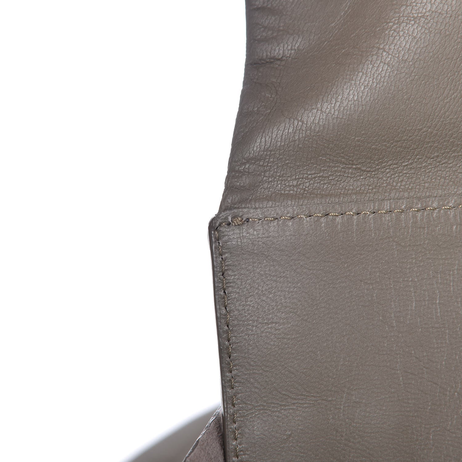 Celine Lambskin Horizontal Cabas Grey 8 of 13