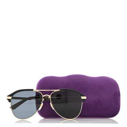 Gucci Web Aviator Sunglasses GG0288SA Gold 7 of 7