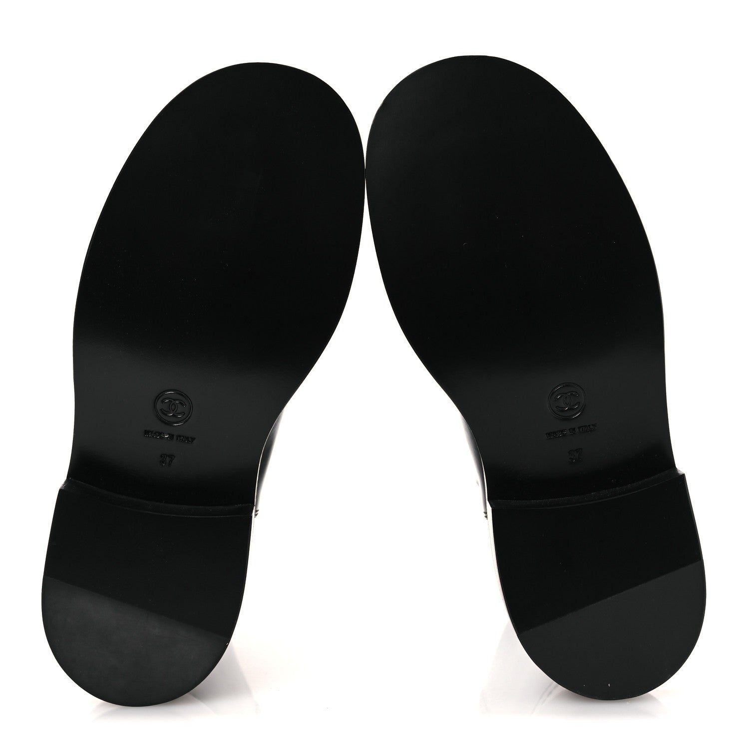 Chanel Calfskin Cap Toe Boots 37 Black 8 of 12