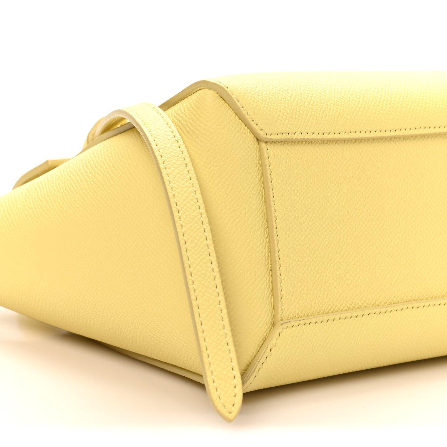 Grained Calfskin Nano Belt Bag Citrus