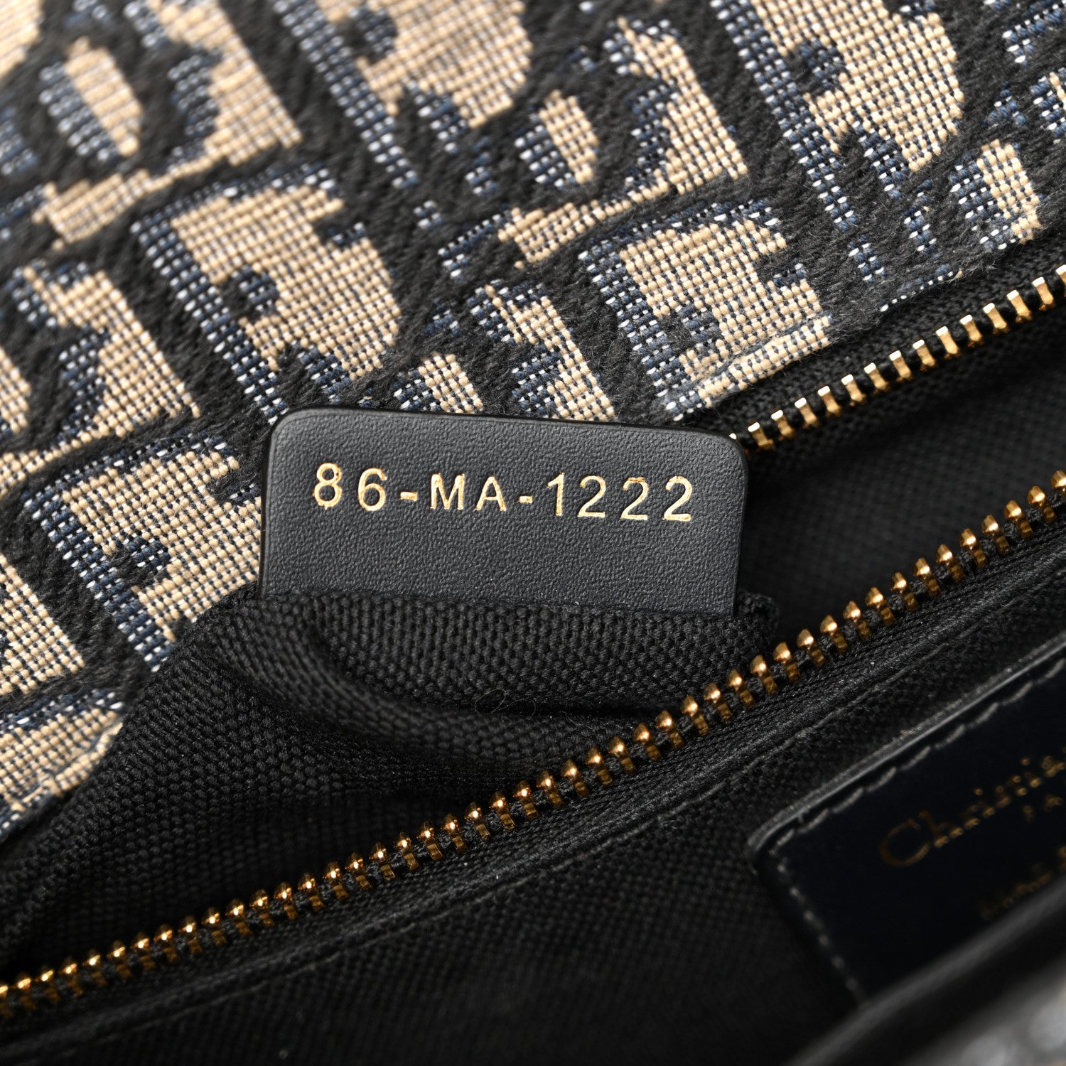 Christian Dior Oblique 30 Montaigne Flap Bag Blue 7 of 12