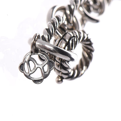 David Yurman Sterling Silver 10mm Medium Oval Link Bracelet 5 of 5