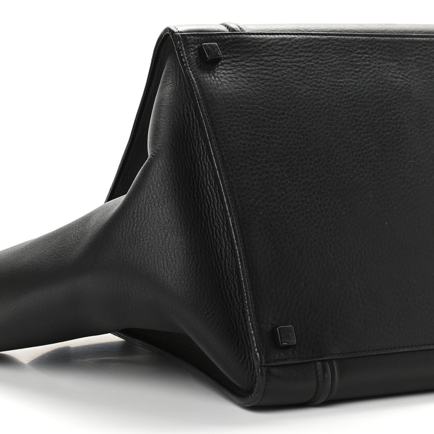 Celine Supple Calfskin Medium Phantom Luggage Black 7 of 9