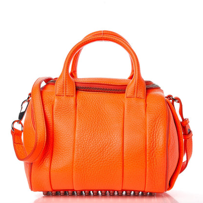 Alexander Wang Pebbled Lambskin Rockie Flame Rhodium Hardware 1 of 8