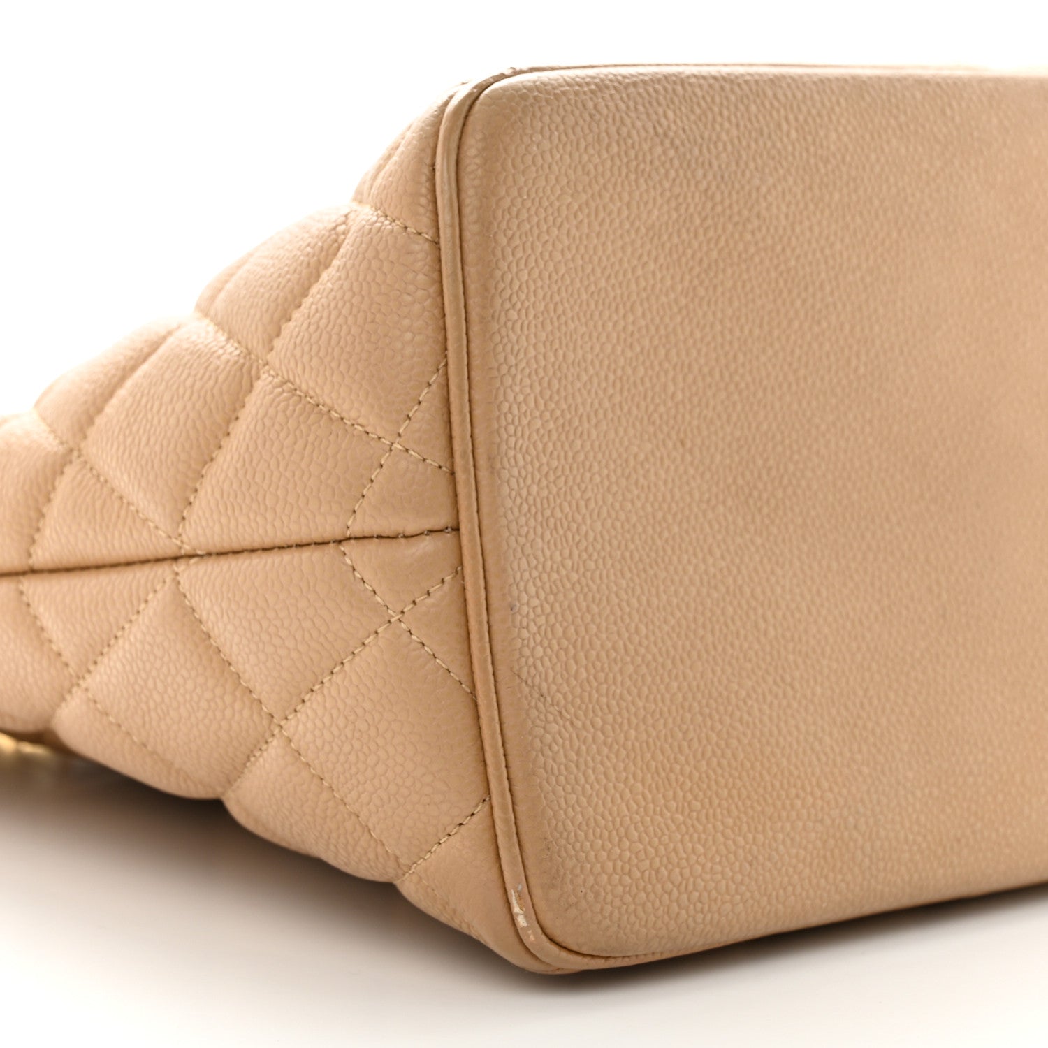 Chanel Caviar Quilted Medallion Tote Beige 9 of 12
