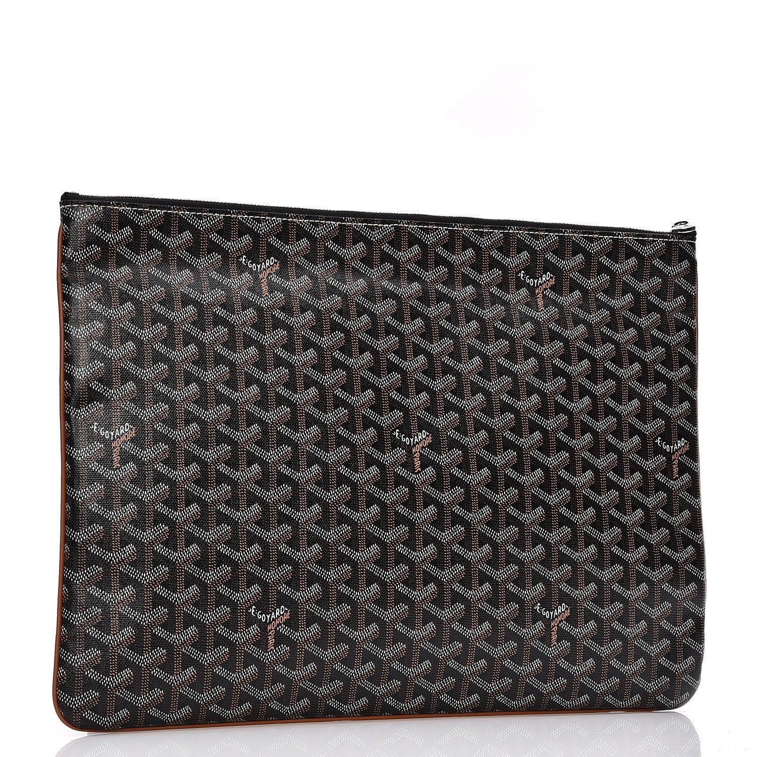 Goyard Goyardine Senat Pochette GM Black Gold 3 of 7