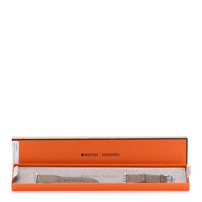 Hermes Swift 42mm Apple Watch Single Tour Band Etoupe 10 of 10