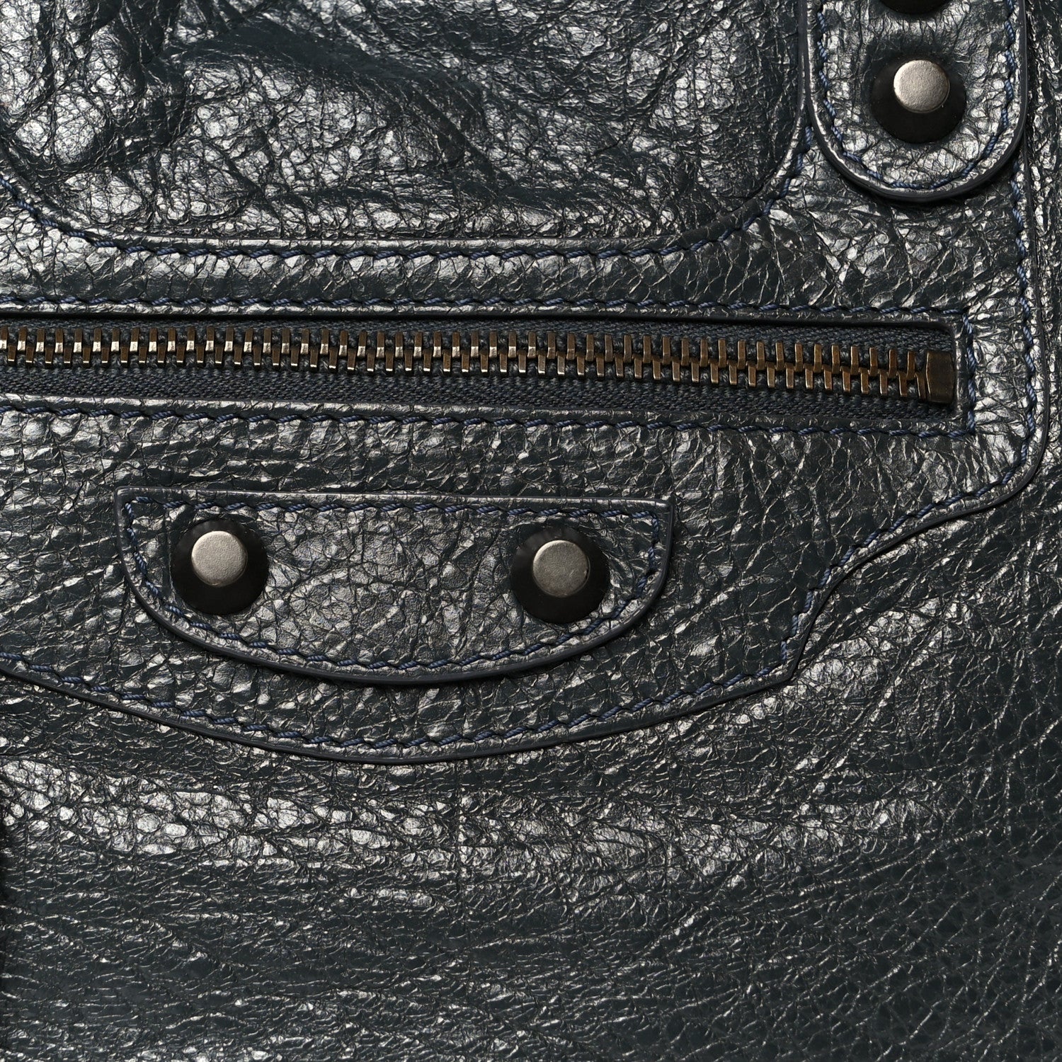 Balenciaga Agneau Classic Hardware Bowling Bag Anthracite 9 of 12