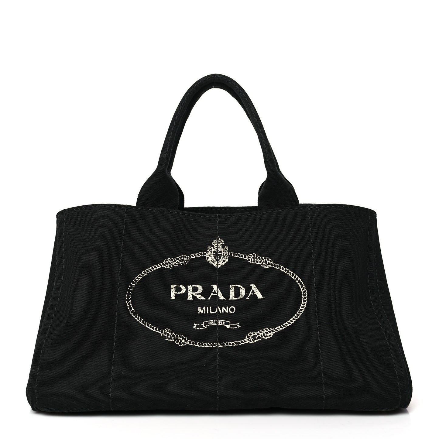 Canvas Large Canapa Logo Tote Black