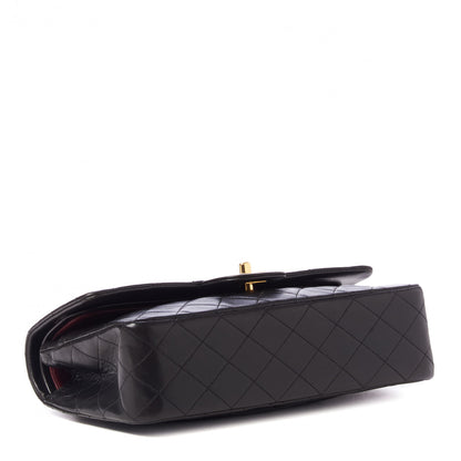 Chanel Lambskin Quilted Medium Double Flap Black 4 of 11