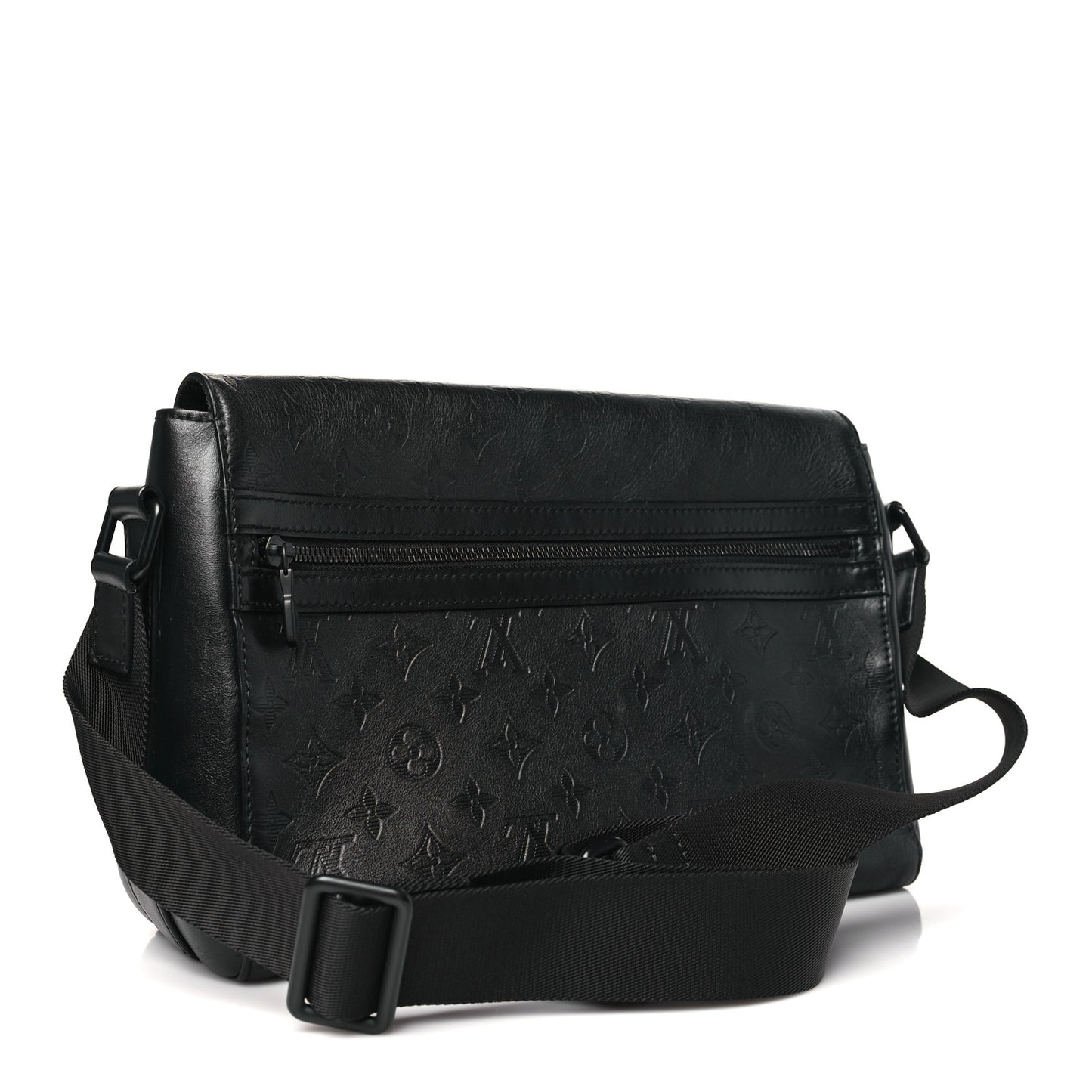 Calfskin Monogram Shadow Sprinter Messenger Black