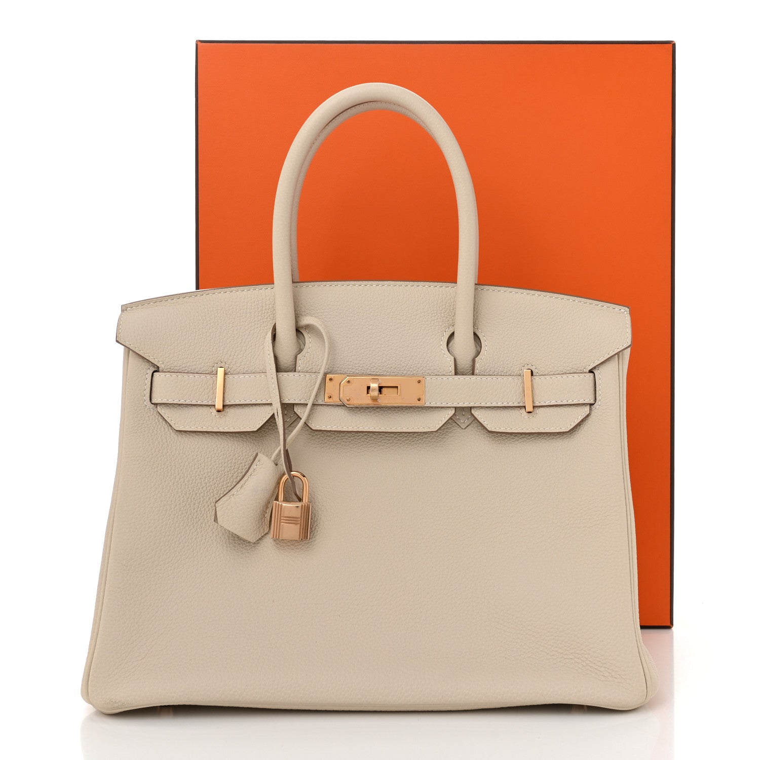 Hermes Togo Birkin 30 Craie 11 of 11