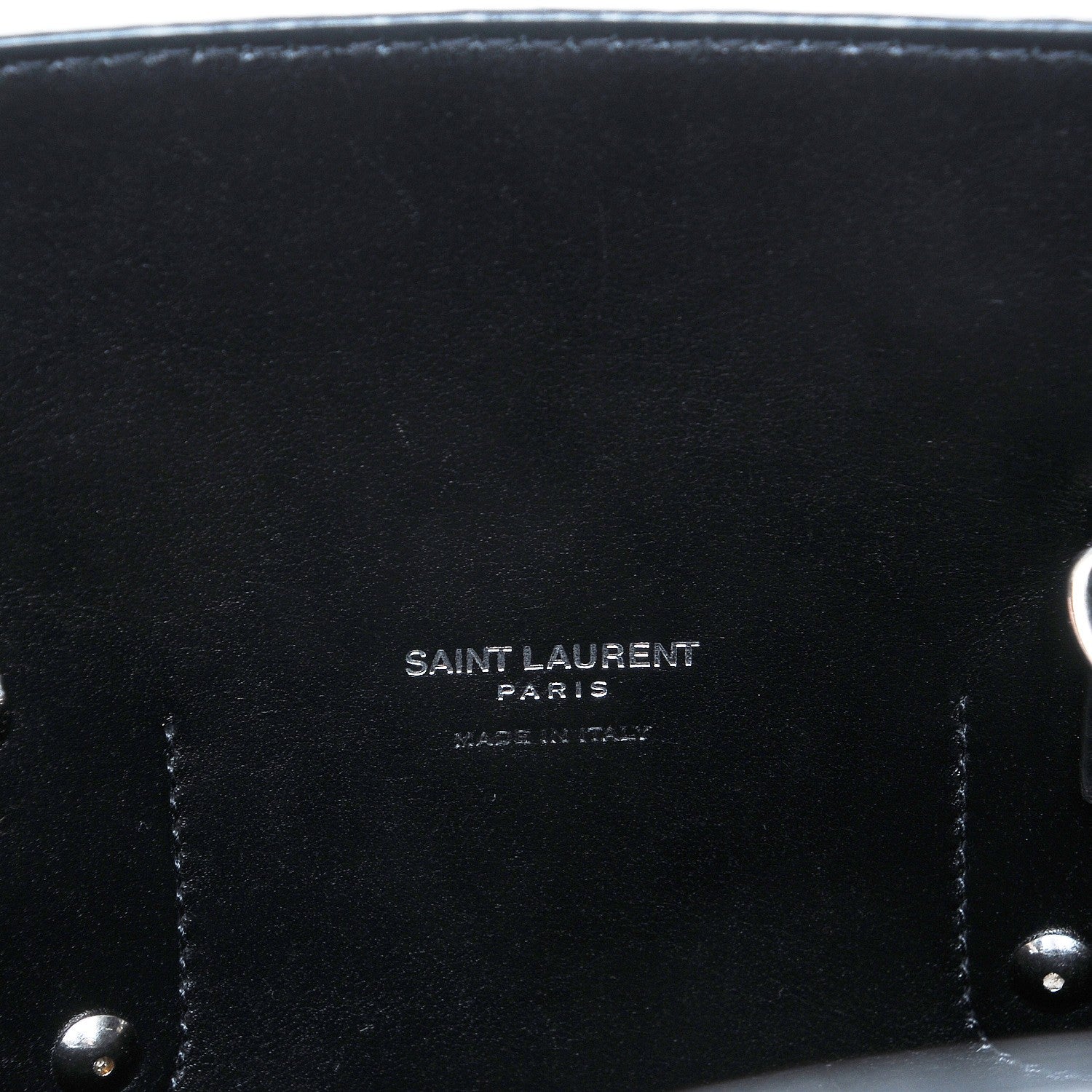 Saint Laurent Grained Calfskin Small Sac De Jour Black 7 of 8