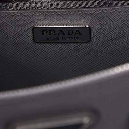 Prada Saffiano Mini Galleria Double Zip Tote Marmo 8 of 9