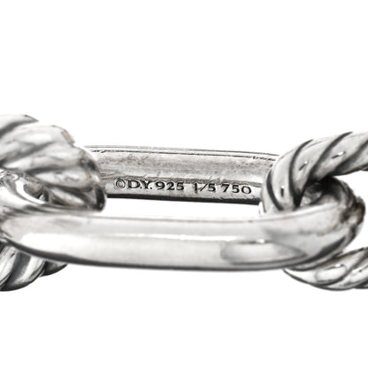 David Yurman Sterling Silver 18K Yellow Gold 11mm DY Madison Toggle Chain Bracelet 3 of 3