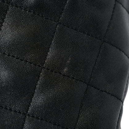 Saint Laurent Lambskin Quilted Maxi Icare Shopping Tote Black 15 of 17