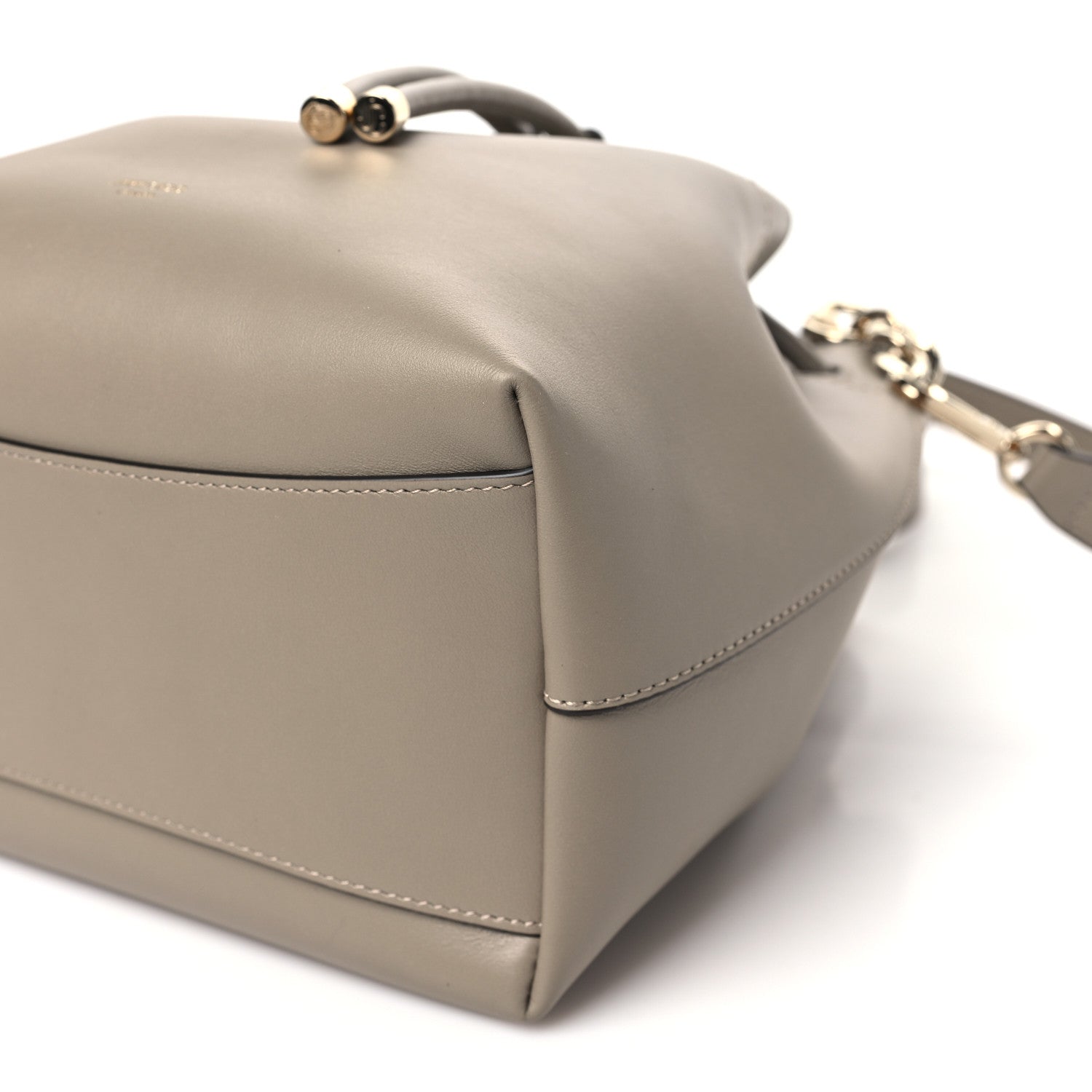 Jimmy Choo Calfskin Bon Bon Bucket Bag Taupe 10 of 11