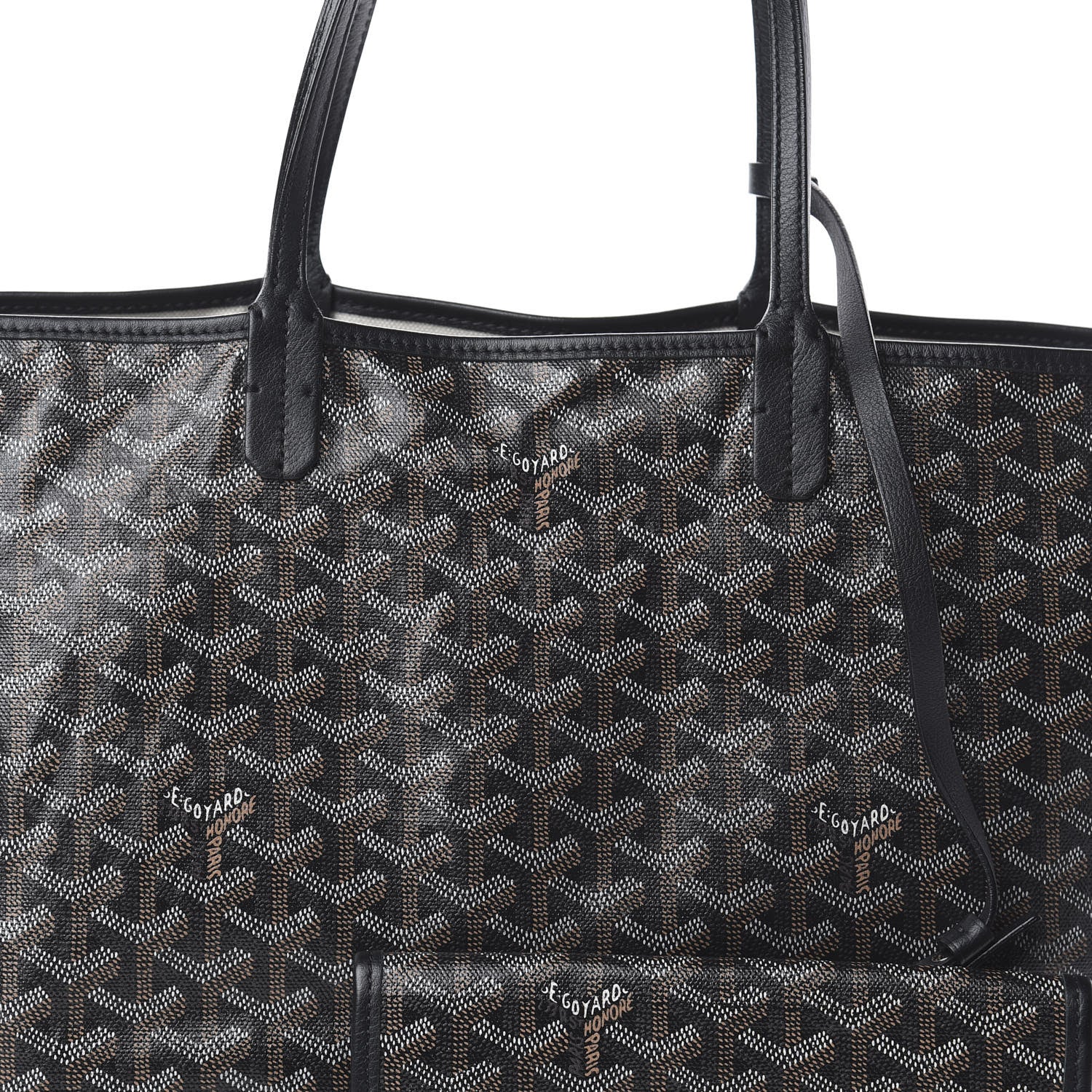 Goyard Goyardine Saint Louis PM Black 6 of 8