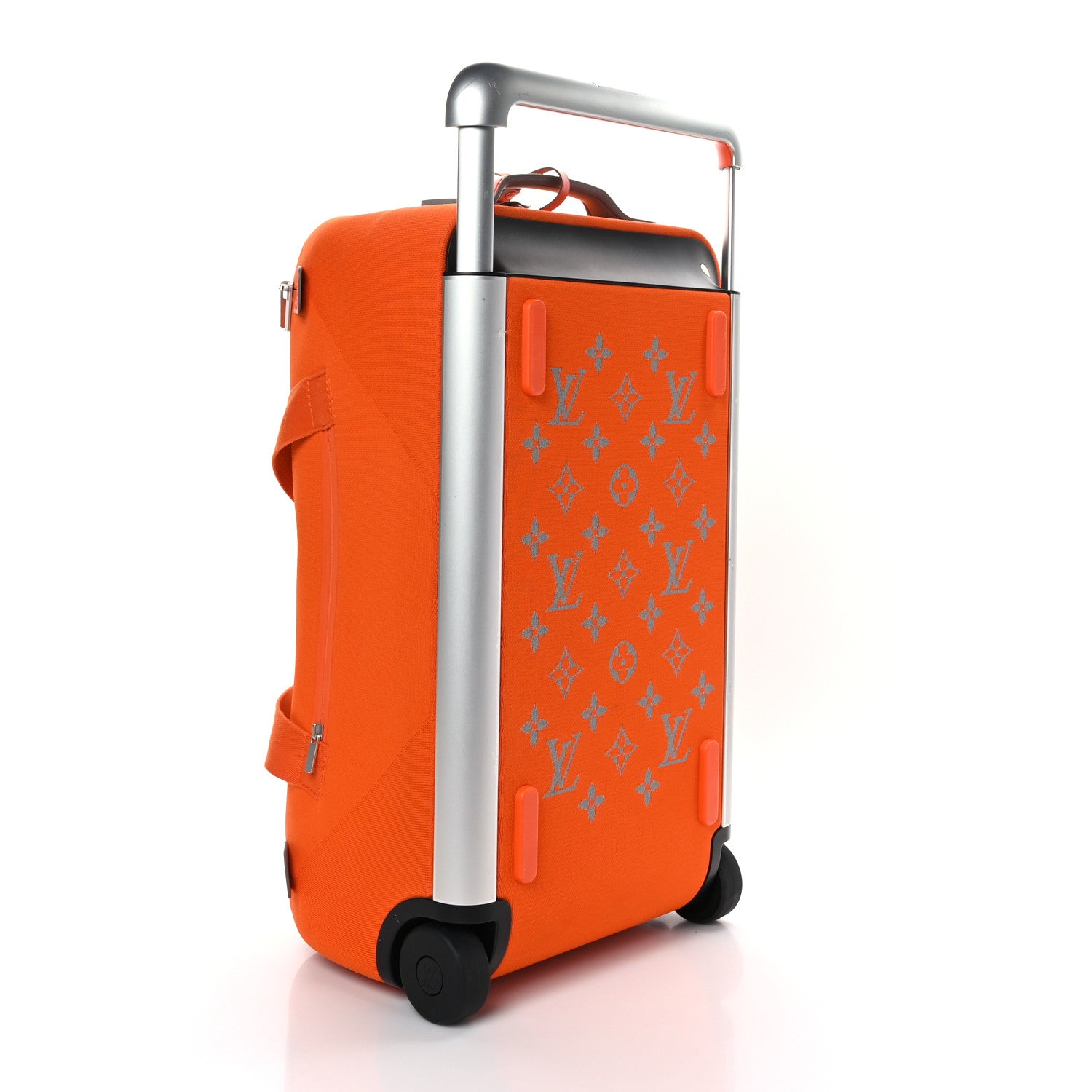 Louis Vuitton Knit Monogram Horizon Soft Duffle 55 Orange 2 of 9