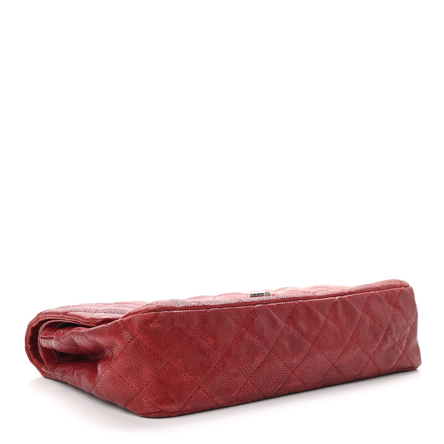 Washed Caviar Quilted 2.55 Reissue 225 Bijoux Chain Flap Red
