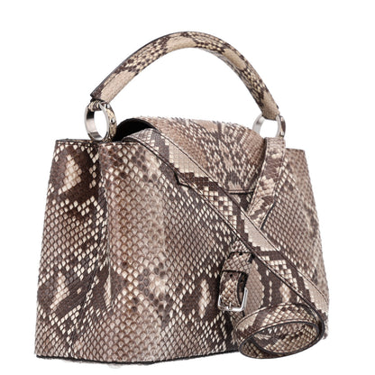Louis Vuitton Snakeskin Capucines PM Naturel 3 of 9
