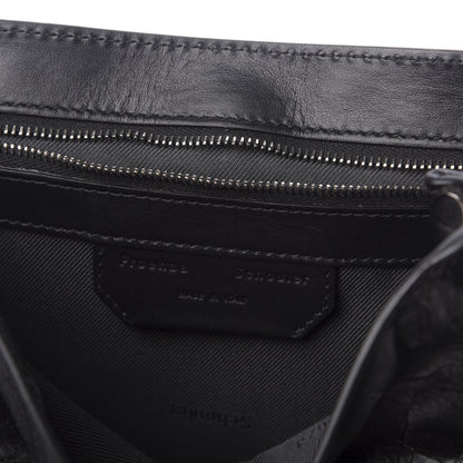 Proenza Schouler Crackled Lambskin PS1 Plus Zip Backpack Black 7 of 8