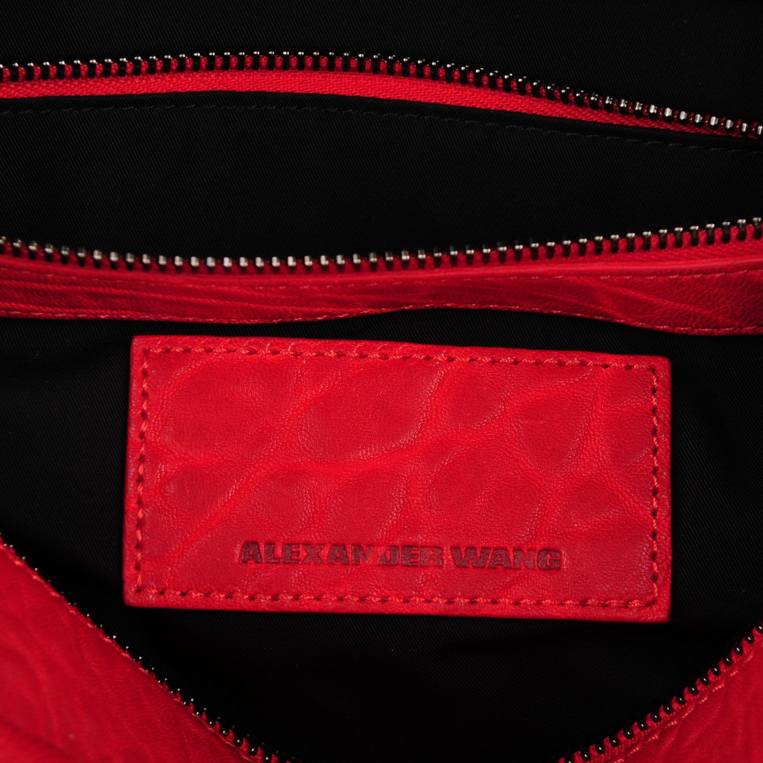 Alexander Wang Pebbled Lambskin Rocco Cayenne Black Nickel Hardware 6 of 7