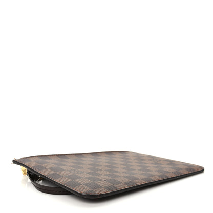 Louis Vuitton Damier Ebene Neverfull MM GM Pochette 3 of 9